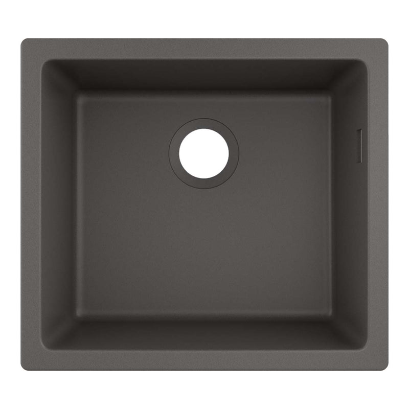 Hansgrohe S51 U510 U450 Single Bowl Undermounted Kitchen Sink SilicaTec stone grey 448x398mm