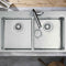 Hansgrohe S71 S711 F765 top mounted double bowl kitchen sink 865x500mm lifestyle