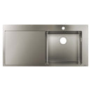 Hansgrohe S71 S715 F450 top flush mounted kitchen-sink drainboard right handed 1045x510mm