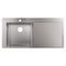 Hansgrohe S71 S716 F450 top flush mounted kitchen-sink drainboard left handed 1045x510mm