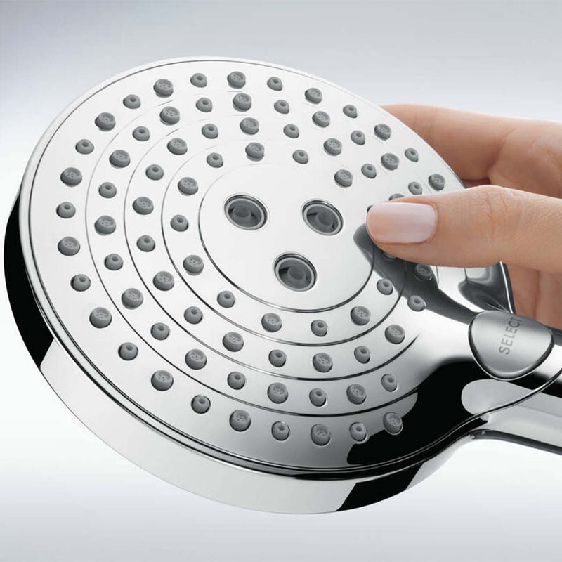 Hansgrohe Select S Slide Rail Shower Head Close Up 1