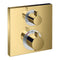Hansgrohe Square 2 Outlet Thermostatic Valve Polished Gold