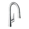 Hansgrohe Talis M51 Single lever kitchen mixer 200 with pull-out spray chrome
