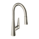 Hansgrohe Talis M51 Single lever kitchen mixer 200 with pull-out spray stainless steel