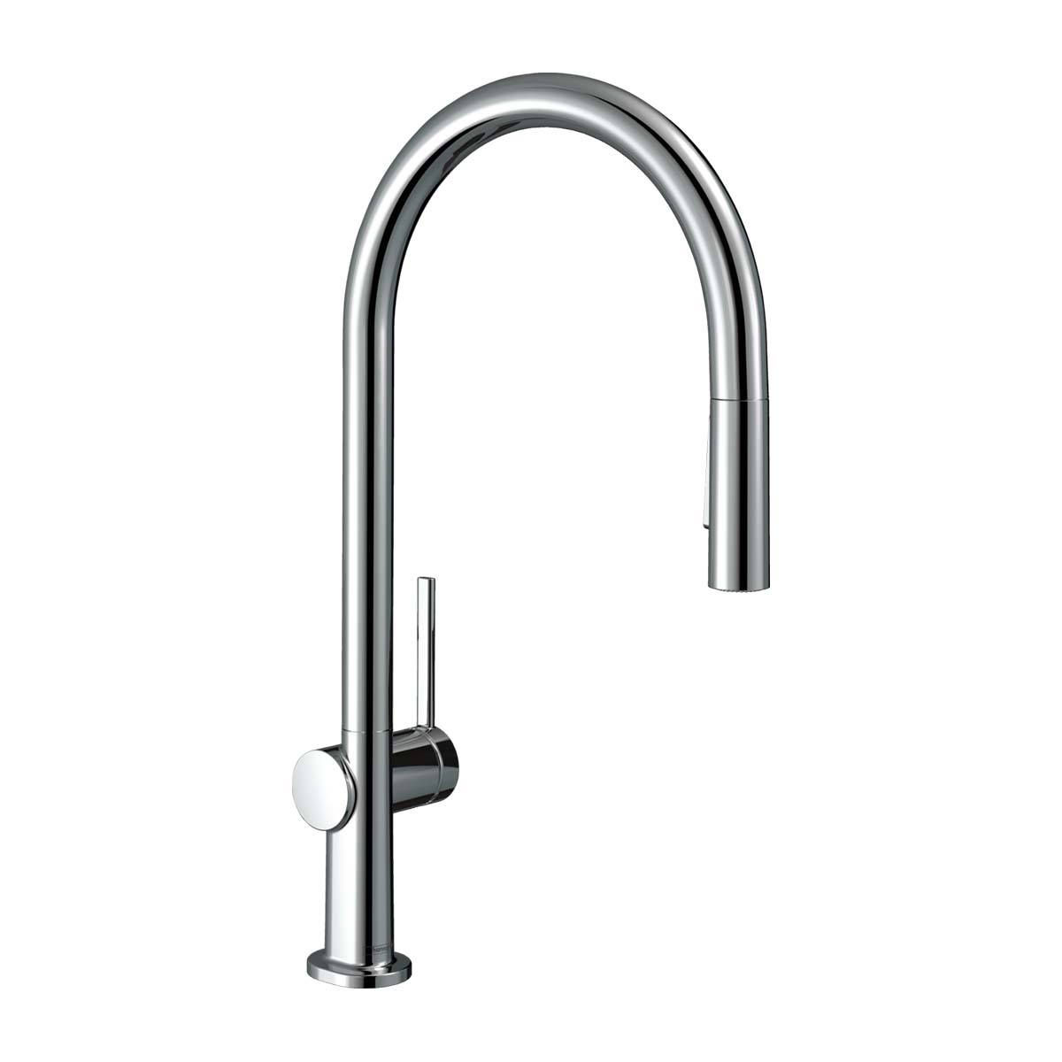 Hansgrohe Talis M54 single lever kitchen mixer 220 with pull out spray chrome