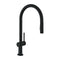 Hansgrohe Talis M54 single lever kitchen mixer 220 with pull out spray matt black
