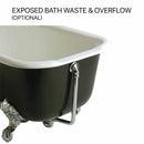 Heritage Buckingham Cast Iron Bath Exposed Bath Waste and Overflow