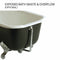 Heritage Essex Single Ended Cast Iron Freestanding Bath Exposed Bath Waste and Overflow