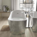Heritage Hollywell Freestanding Acrylic Bath 1710x745mm Stainless Steel Effect Lifestyle