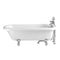 Heritage Perth Single Ended Roll Top Freestanding Bath Acrylic 1650x720mm