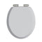 Heritage Traditional Toilet Seat With Soft Close Hinges Dove Grey