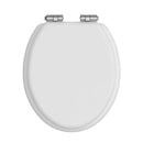Heritage Traditional Toilet Seat With Soft Close Hinges White Gloss
