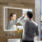HiB Vanquish 120 Triple Door Recessed LED Mirror Cabinet With Charging Sockets