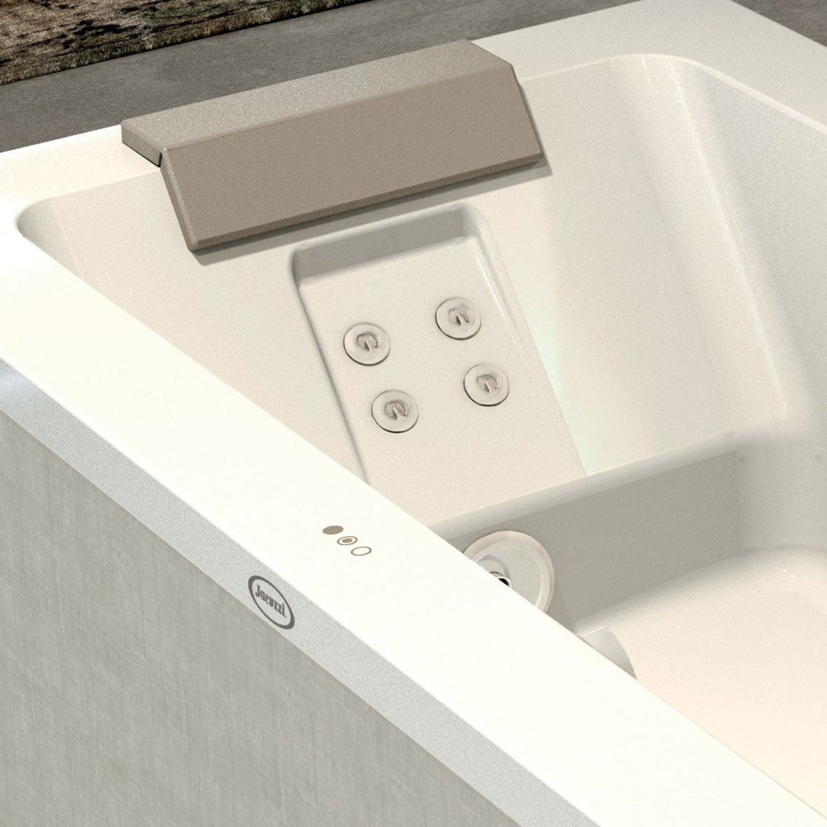 Jacuzzi Sharp Double Whirlpool Bath Feature Close Up