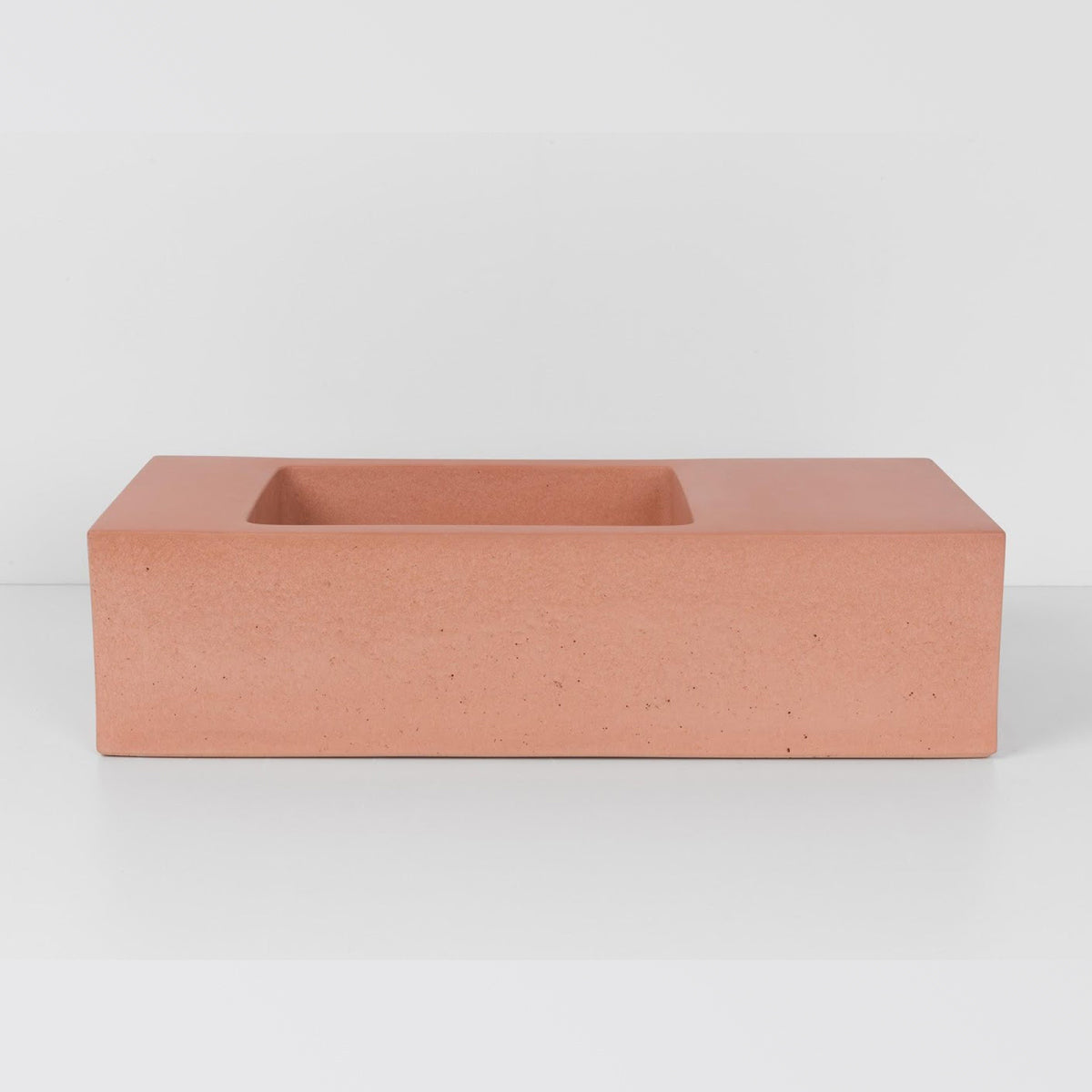Kast Fox Compact Rectangle Wall-Hung Concrete Basin