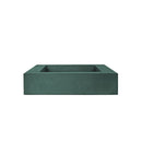 Kast Pitch Short Projection Rectangle Wall-Hung Concrete Basin With Shelf Surface