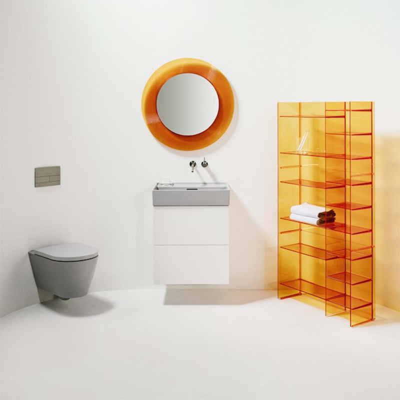 Laufen Kartell Rimless Wall Hung WC Pan With Slim Soft Close Toilet Seat - Matt Graphite