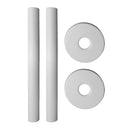 Madrid First Fix Pipe and Collar Kit White