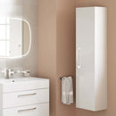 Miami Wall Hung Tall Storage Cabinet White Lifestyle