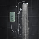 Mira Azora Dual Mains Fed Frosted Glass Electric Shower 9.8kW