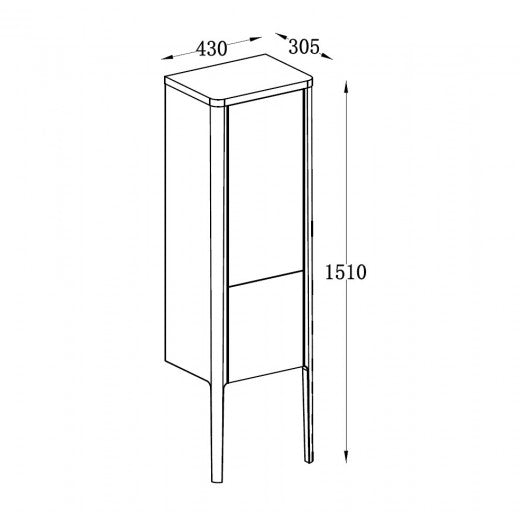 Doro Floorstanding Tall Cabinet