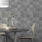 Riad Grey Decor Wall Tile 10x10cm Gloss Lifestyle 2