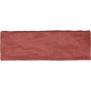Riad Red Decor Wall Tile 6.5x20cm Gloss