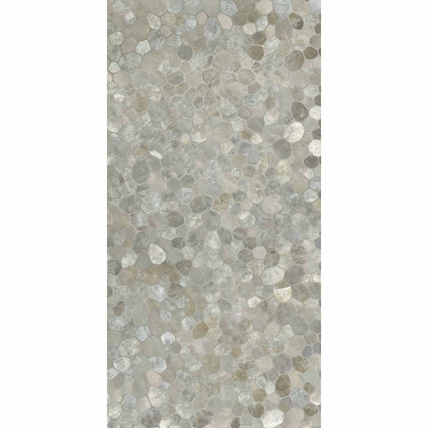 Riviera Onyx Green Rock Salt Effect Decor Mosaic Wall Porcelain Tile 60x120cm Matt