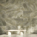 Riviera Onyx Green Rock Salt Effect Porcelain Tile 60x120cm Polished Lifestyle