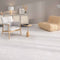 Sensa White 4D Shaped Terrazzo Effect Porcelain Tile 90x90cm Matt