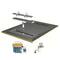 SharpSlope Wet Room Shower Tray Base Kit Linear Panel Drain