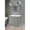 Shrewsbury Single Basin Floor Standing Vanity Unit With Carrara Marble Worktop
