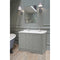 Shrewsbury 1200 Double Basin Floor Standing Vanity Unit With Carrara Marble Worktop