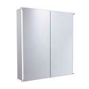 Tavistock Sleek 600mm Double Door Mirror Cabinet With LED Lighting