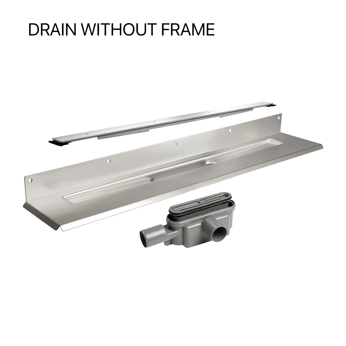 UniSlope 1K Wet Room Kit Highline Custom Drain Without Frame Tile Insert