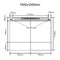 Unislope 1K elegance linear drain 1500x1200mm dimensions