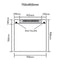 Unislope 1K linear drain 750x900mm dimensions