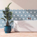 Varadero Azure Hexagonal Porcelain Tile Matt 20x23cm
