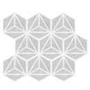 Varadero Hexagonal Porcelain Tile Matt Grey Pattern