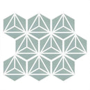 Varadero Mint Hexagonal Porcelain Tile Matt Pattern