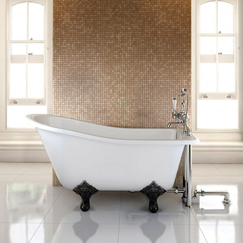 Burlington Buckingham Slipper Bath With Standard Feet 1500mm Acrylic Deluxe Bathrooms Ireland