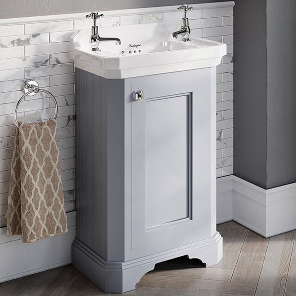 Burlington Edwardian 510 Freestanding Cloakroom Vanity Unit With Basin Deluxe Bathrooms Ireland
