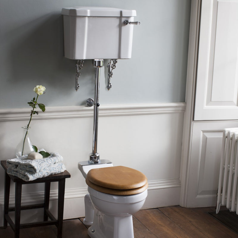 Burlington Rimless Medium Level Traditional Toilet Deluxe Bathrooms Ireland