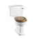 Burlington Standard Traditional Close Coupled Toilet with gold flush lever Deluxe Bathrooms Ireland