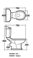 Chelsea 4 Piece Bathroom Suite dimensions