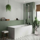 Cleargreen Sustain Single-Ended Back To Wall Acrylic Bath Lifestyle