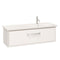 crosswater arena 1000 right handed wall hung bathroom vanity unit single drawer white