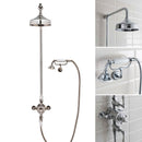 Belgravia Thermostatic Shower Valve With Wall Mounted Cradle Handset and Fixed Head