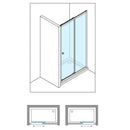 crosswater clear 6 sliding door with side panel technical