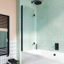 Crosswater Design 8 Double Panel Fully Folding Hinged Bath Screen